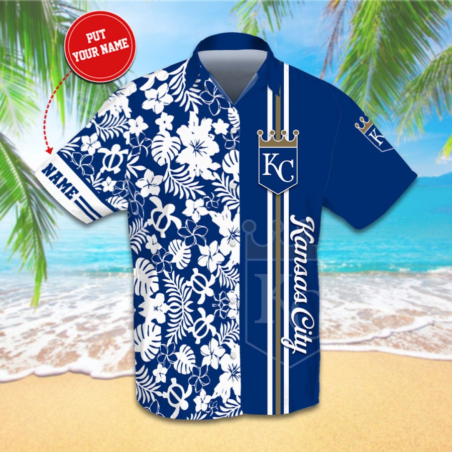 Personalized Kansas City Royals Hawaiian shirts