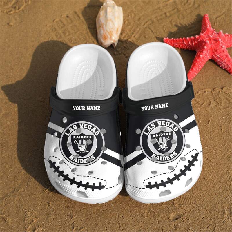 Personalized Las Vegas Raiders Crocs Clog Shoes