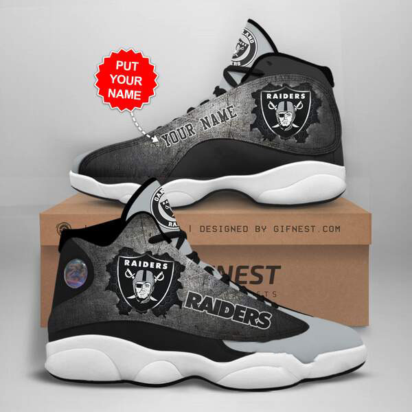 Personalized Las Vegas Raiders Custom Air Jordan Shoes