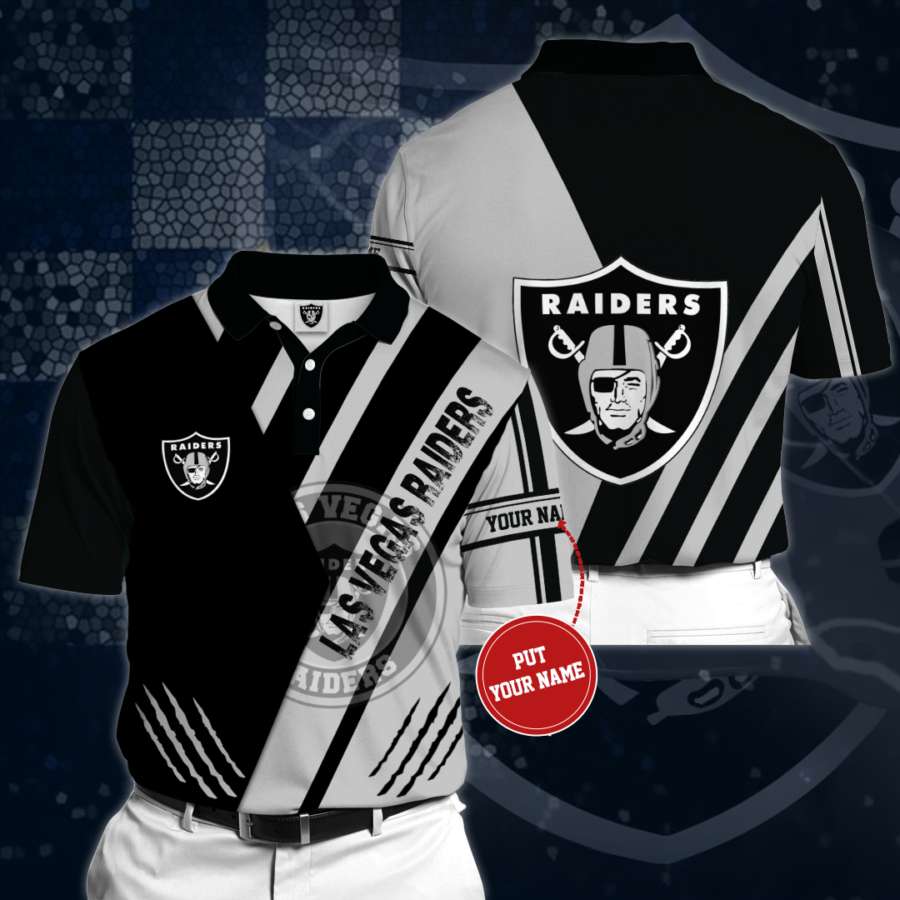 Personalized Las Vegas Raiders Polo Shirt