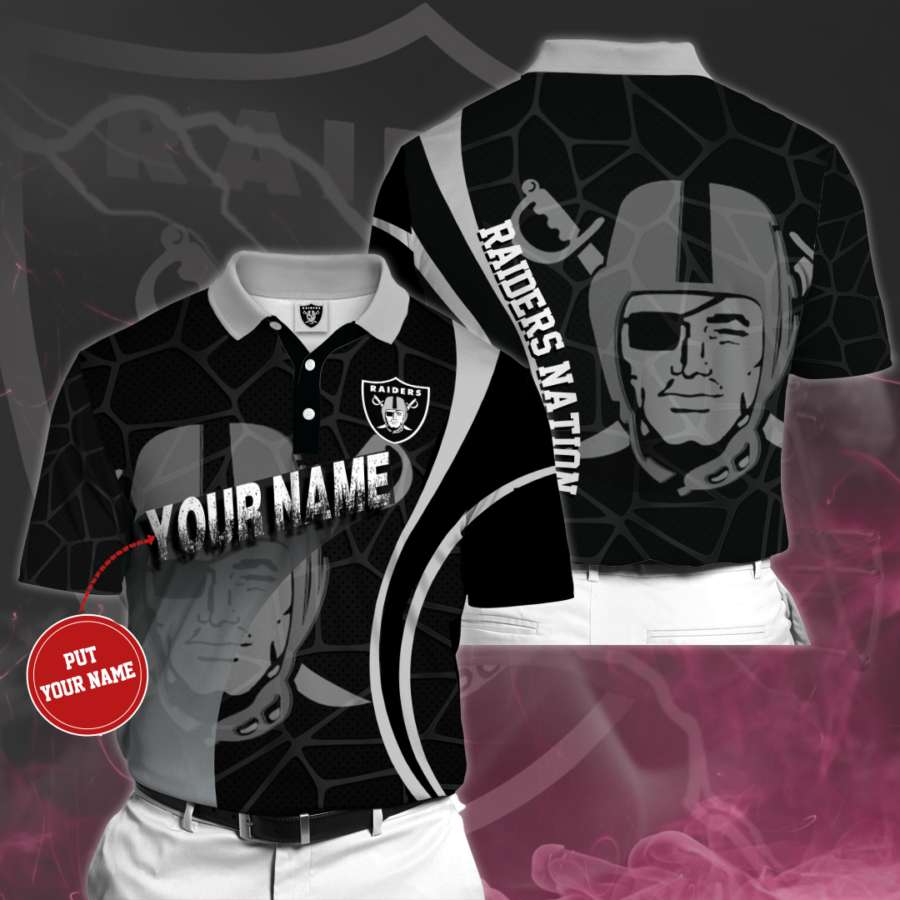Personalized Las Vegas Raiders Polo Shirt