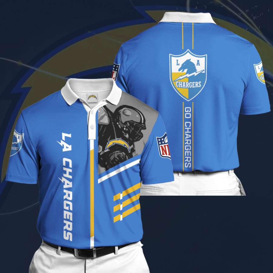 Personalized Los Angeles Chargers Polo Shirt