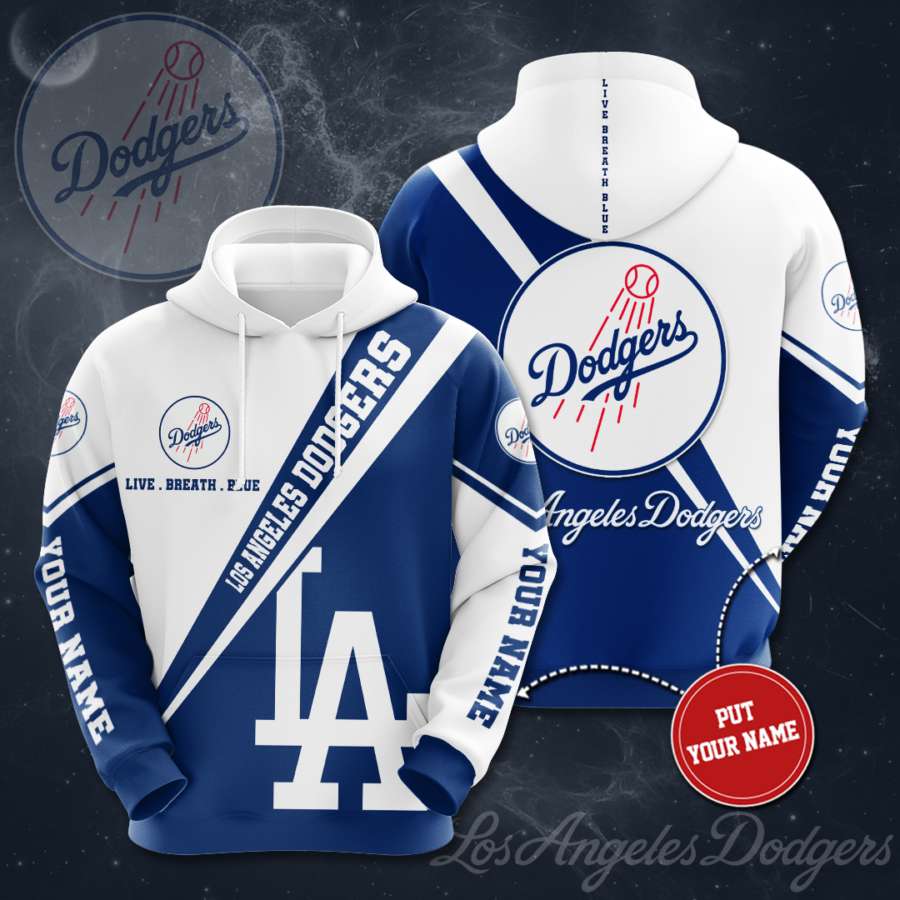 Personalized Los Angeles Dodgers Custom Hoodie 3D
