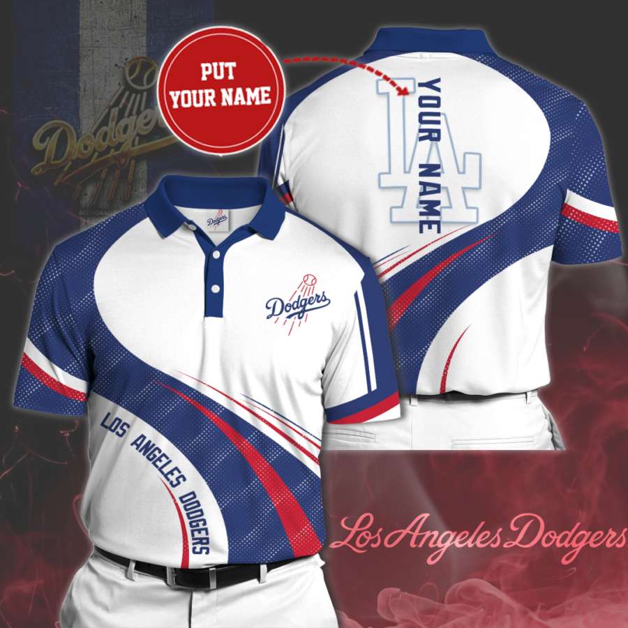 Personalized Los Angeles Dodgers Polo Shirt