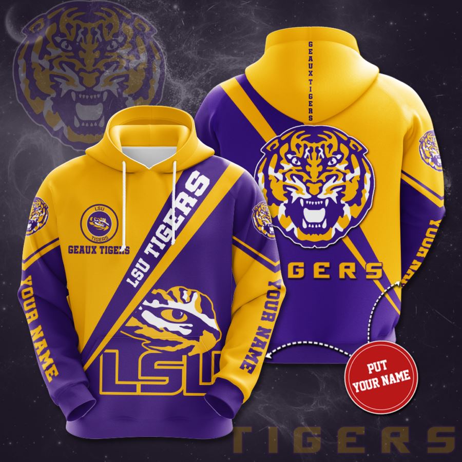 Personalized Lsu Tigers Custom Hoodie 3D