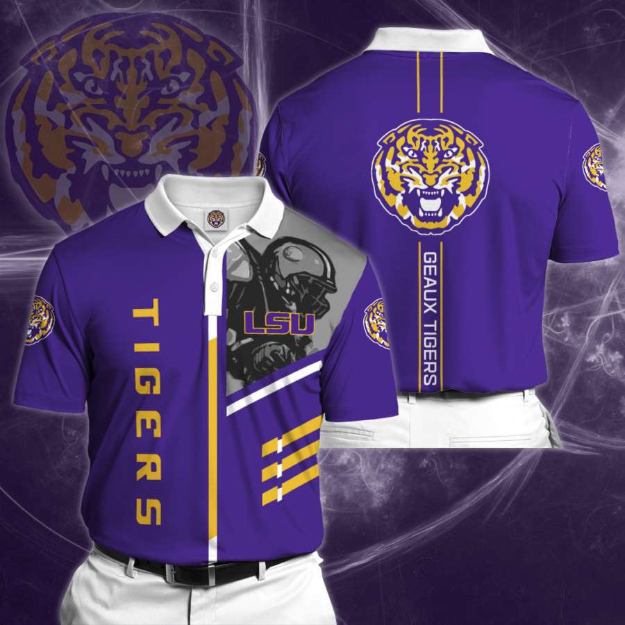 Personalized Lsu Tigers Polo Shirt