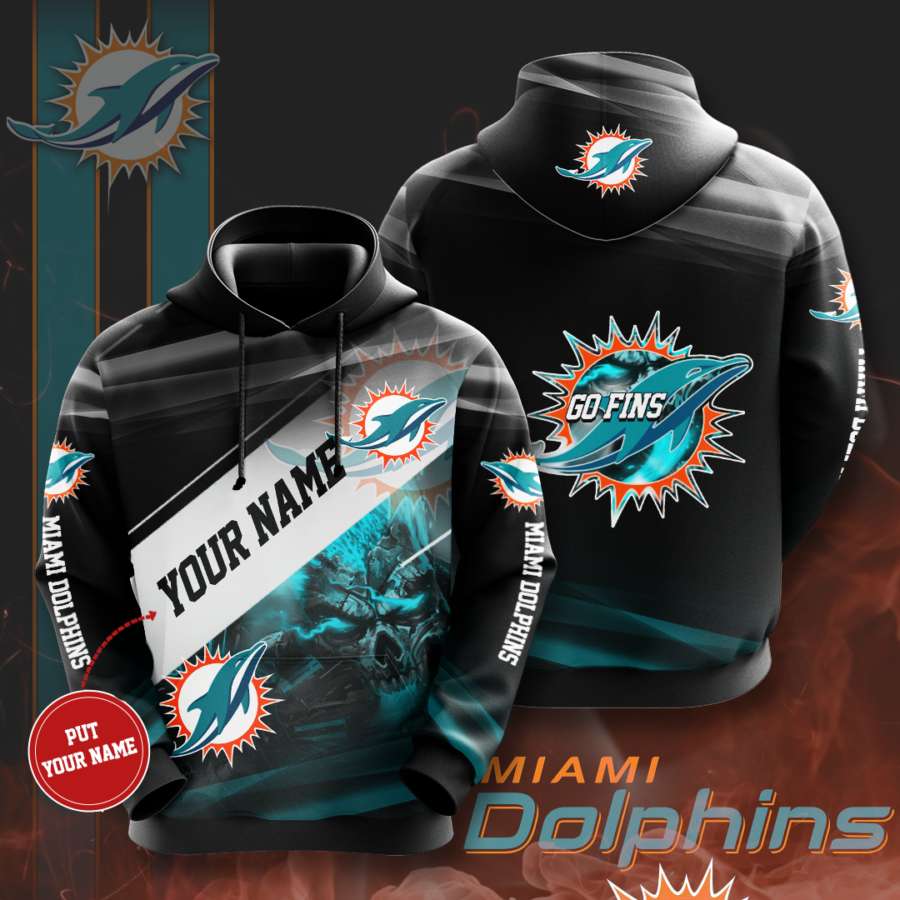 Personalized Miami Dolphins Custom Hoodie 3D