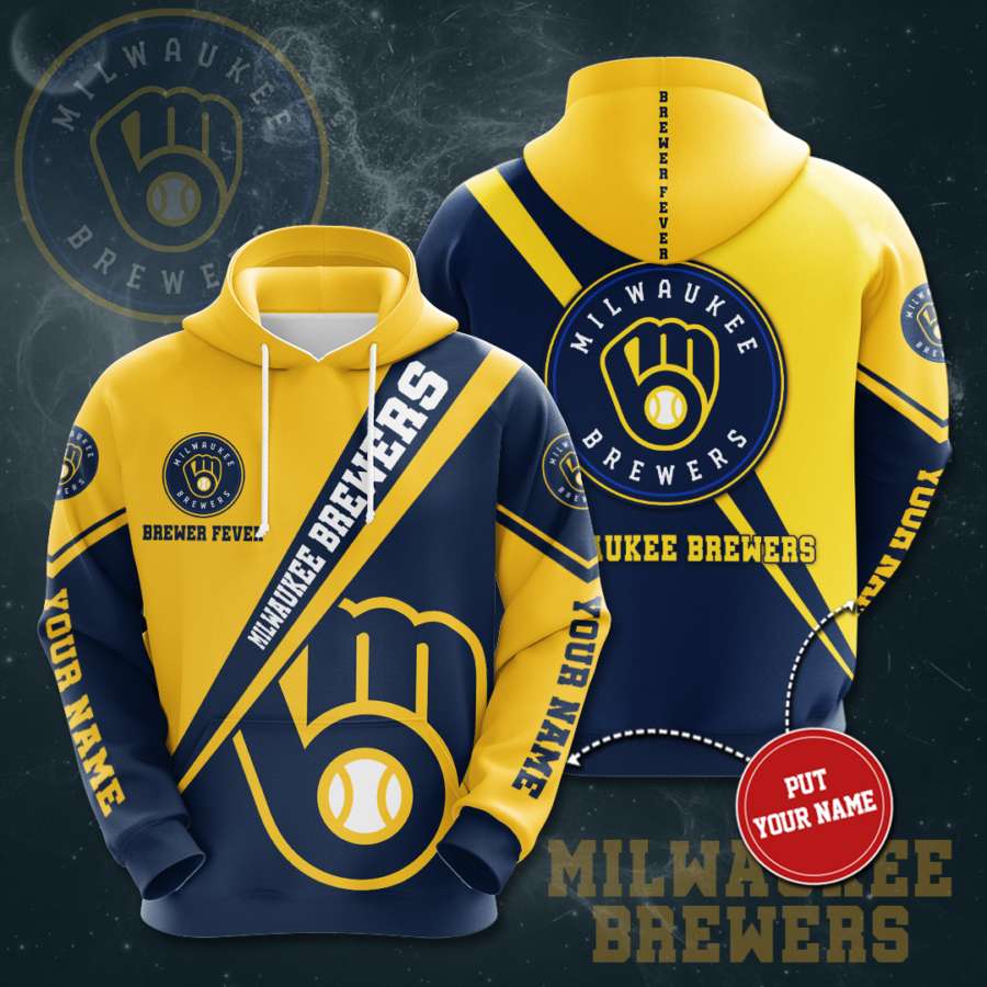 Personalized Milwaukee Brewers Custom Hoodie 3D