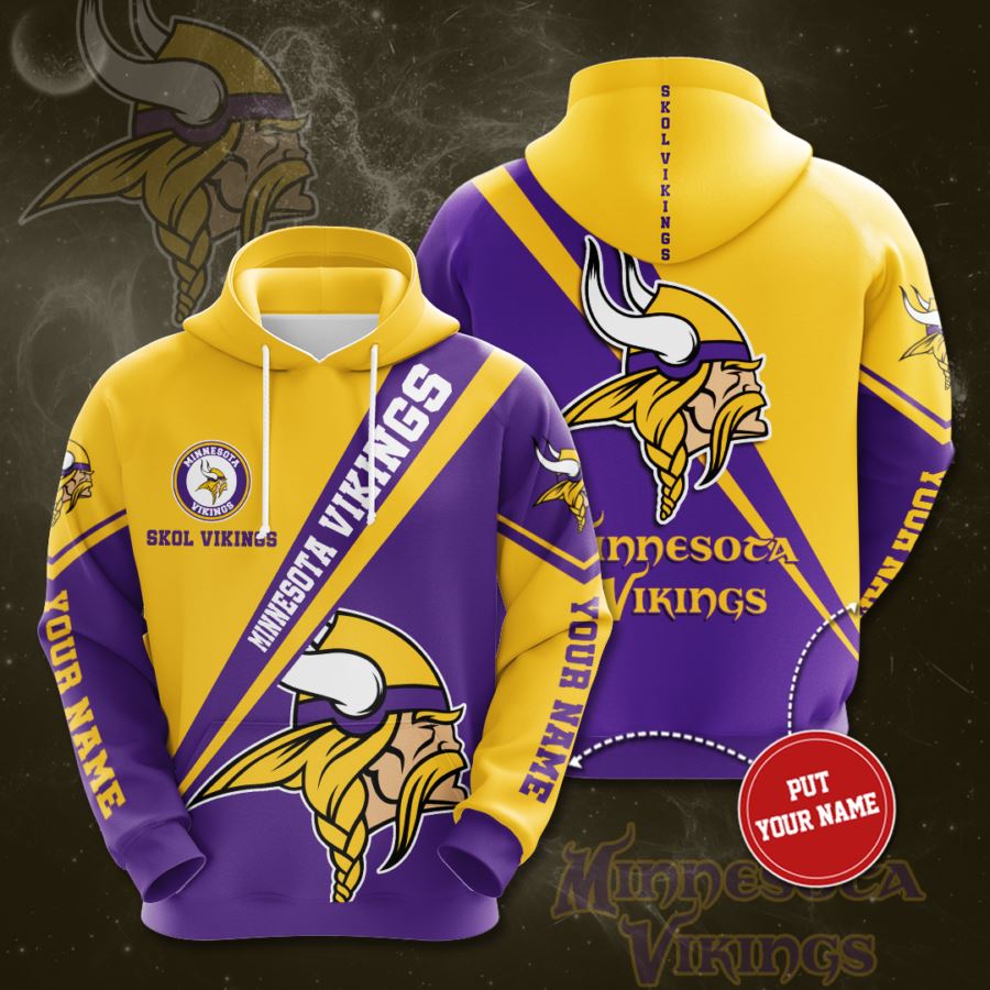 Personalized Minnesota Vikings Custom Hoodie 3D
