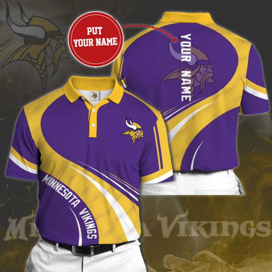 Personalized Minnesota Vikings Polo Shirt