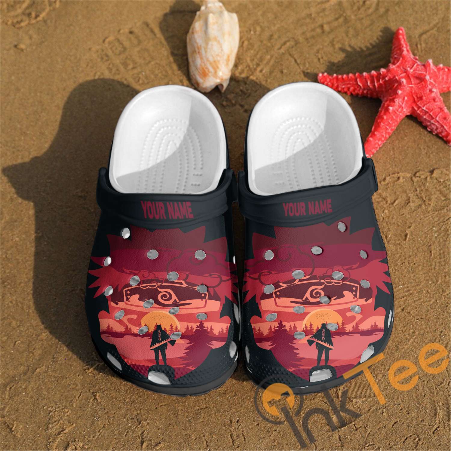 Personalized Naruto Rap Anime Crocs Clog Shoes