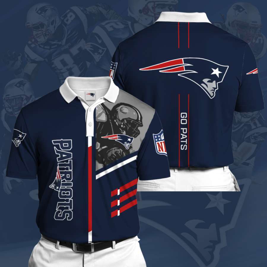 Personalized New England Patriots Polo Shirt