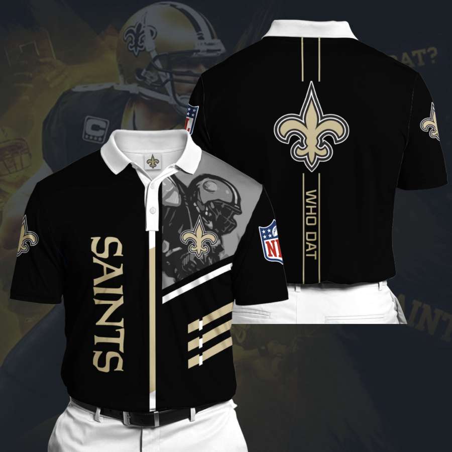 Personalized New Orleans Saints Polo Shirt