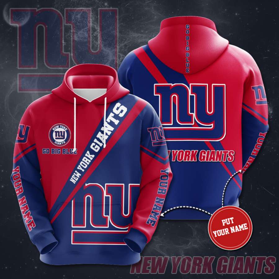 Personalized New York Giants Custom Hoodie 3D