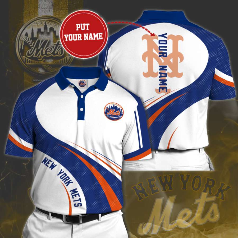 Personalized New York Mets Polo Shirt