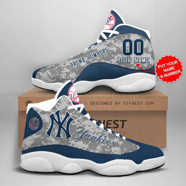 Personalized New York Yankees Custom Air Jordan Shoes