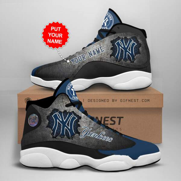 Personalized New York Yankees Custom Air Jordan Shoes