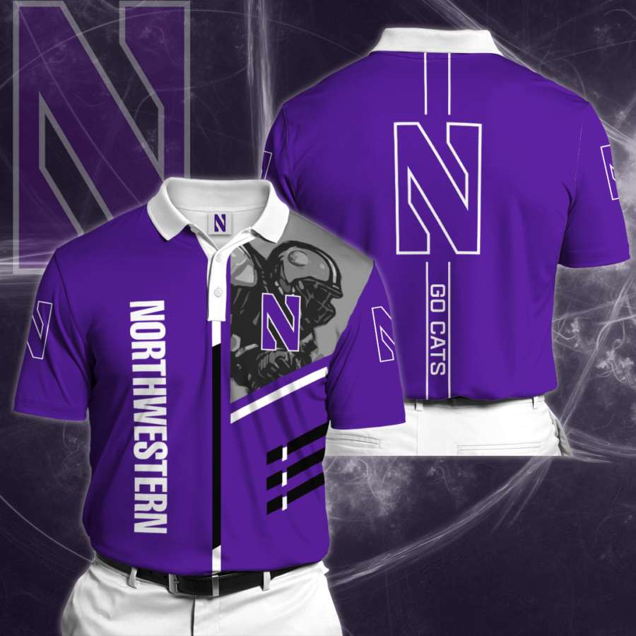 Personalized Northwestern Wildcats Polo Shirt