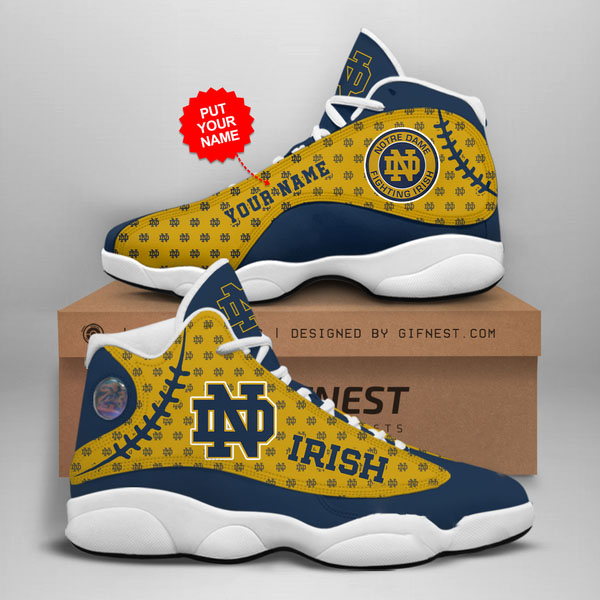 Personalized Notre Dame Fighting Irish Custom Air Jordan Shoes