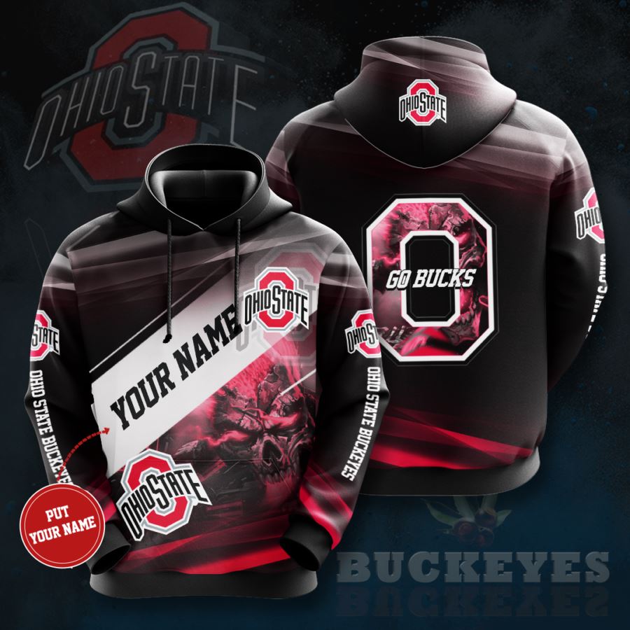 Personalized Ohio State Buckeyes Custom Hoodie 3D