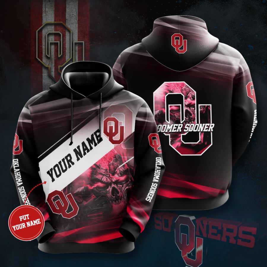 Personalized Oklahoma Sooners Custom Hoodie 3D