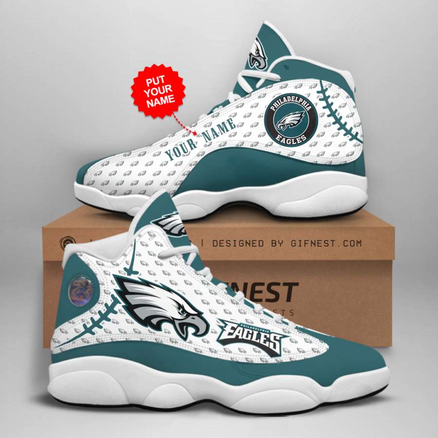 Personalized Philadelphia Eagles Custom Air Jordan Shoes