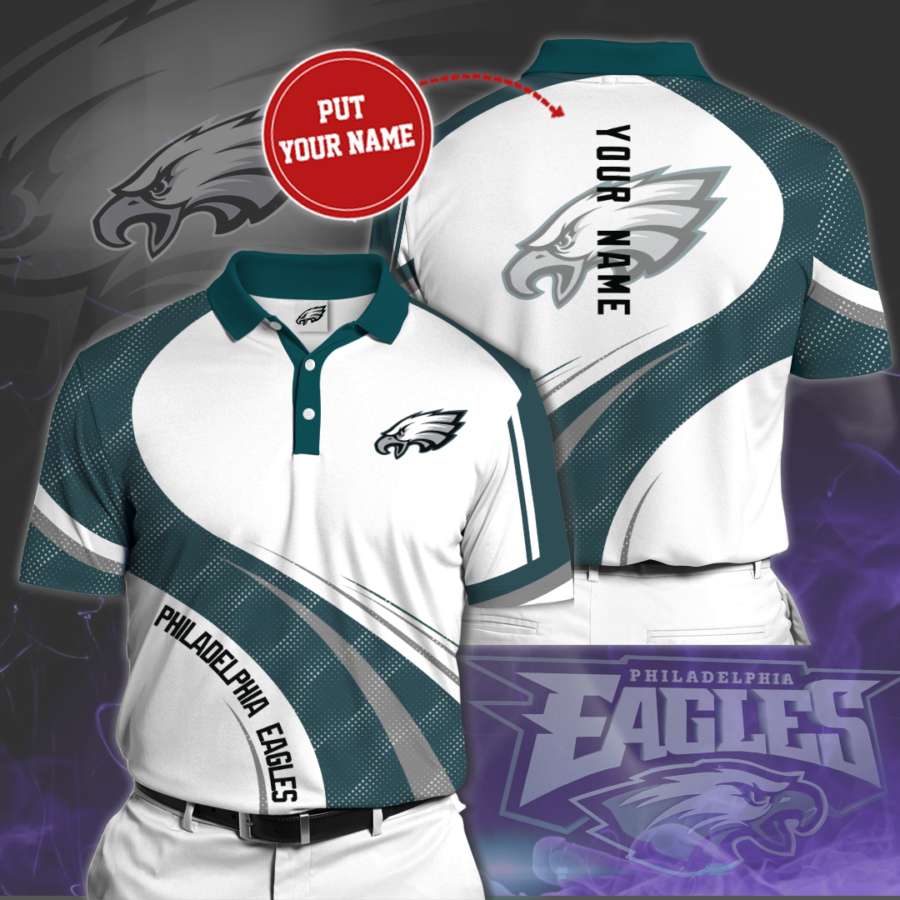 Personalized Philadelphia Eagles Polo Shirt