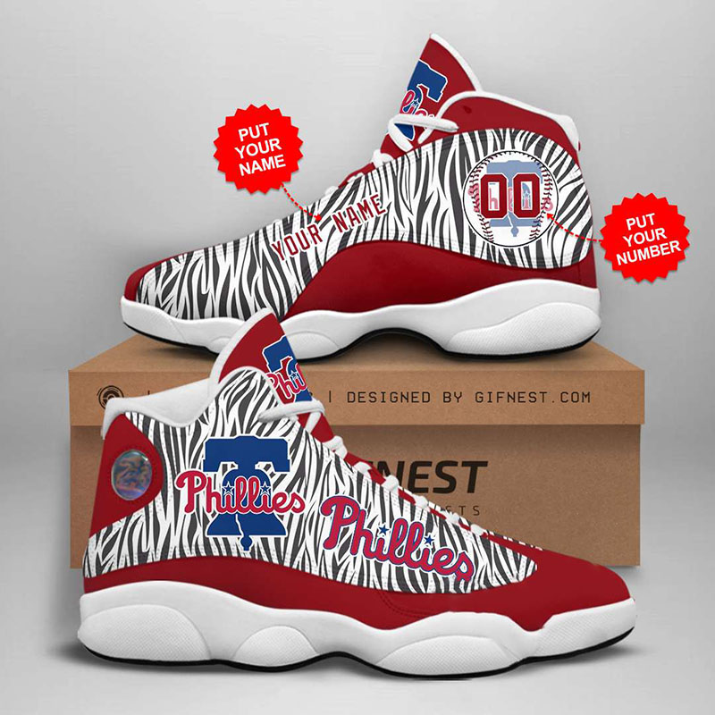 Personalized Philadelphia Phillies Custom Air Jordan Shoes