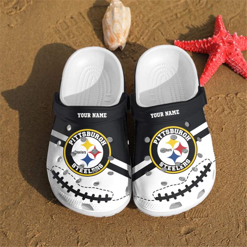 Personalized Pittsburgh Steelers Crocs Clog Shoes