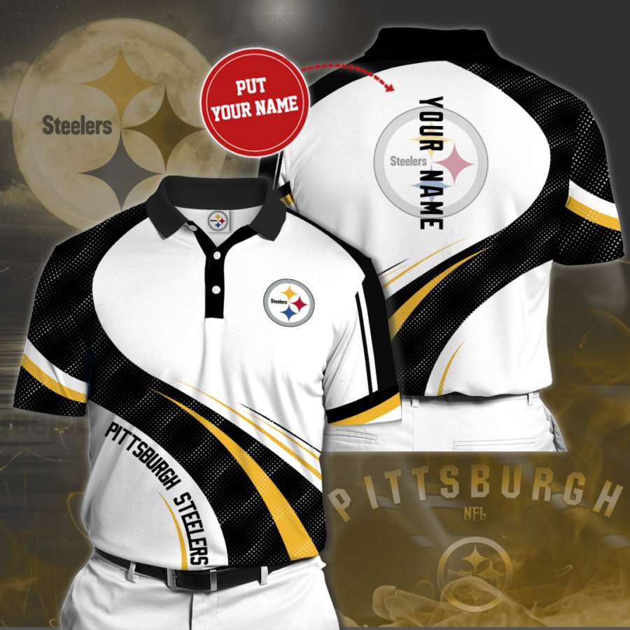 Personalized Pittsburgh Steelers Polo Shirt
