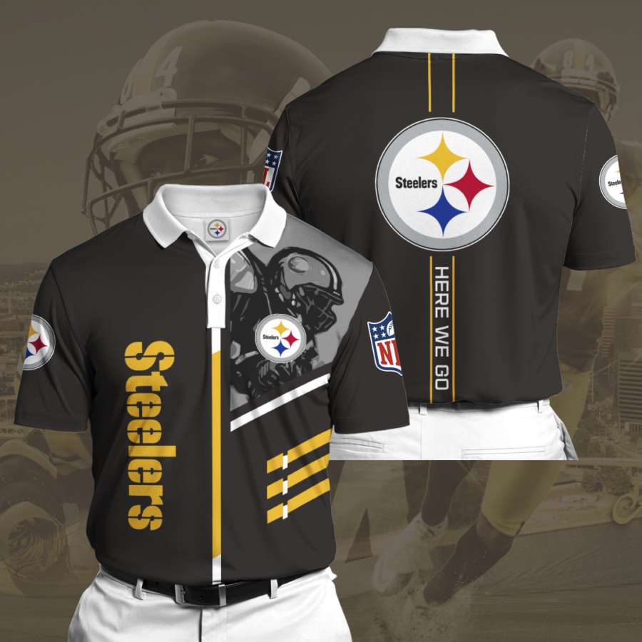 Personalized Pittsburgh Steelers Polo Shirt
