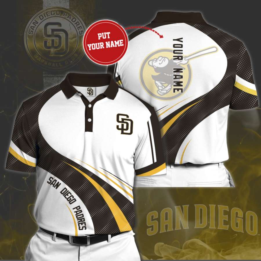 Personalized San Diego Padres Polo Shirt
