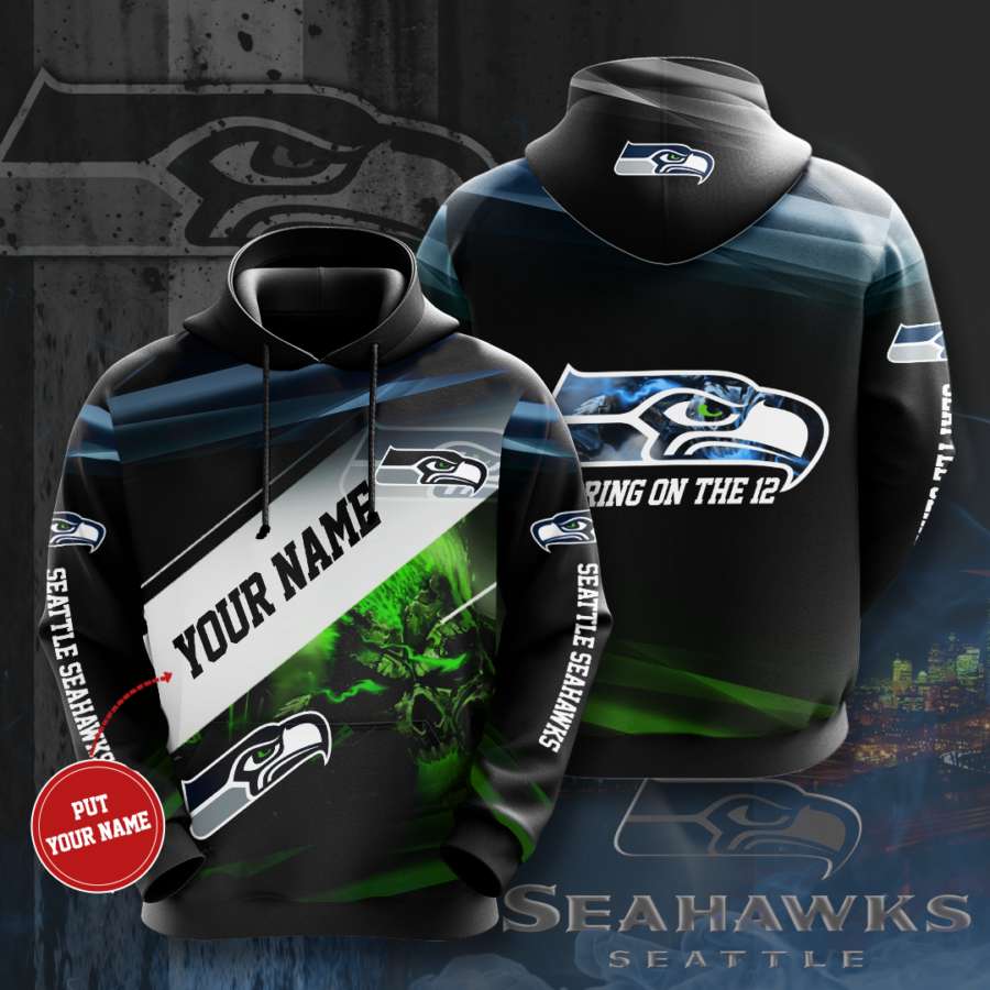 Personalized Seattle Seahawks Custom Hoodie 3D