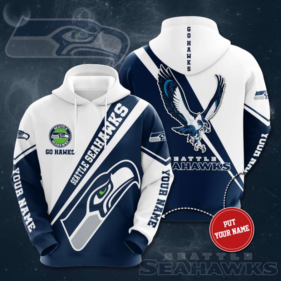 Personalized Seattle Seahawks Custom Hoodie 3D