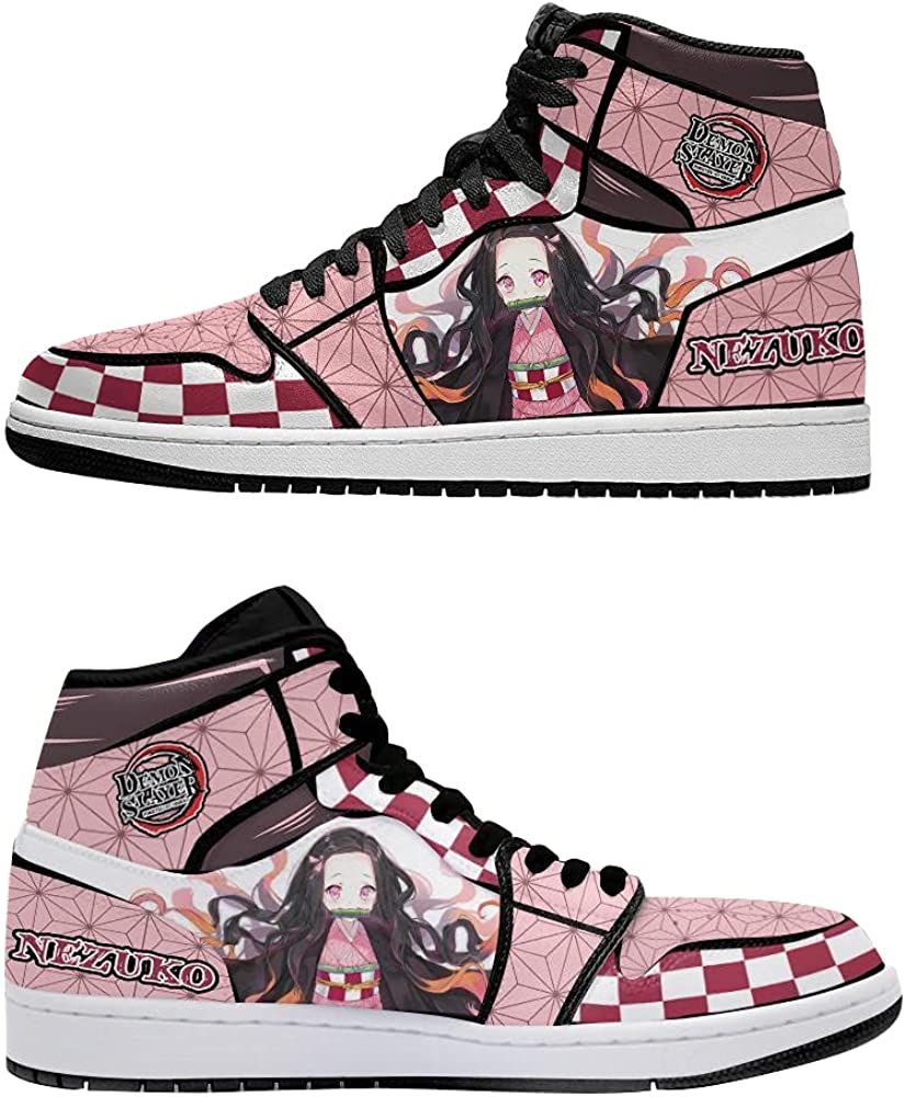 Personalized Sneakers Nezuko For Demon Slayer Air Jordan Shoes