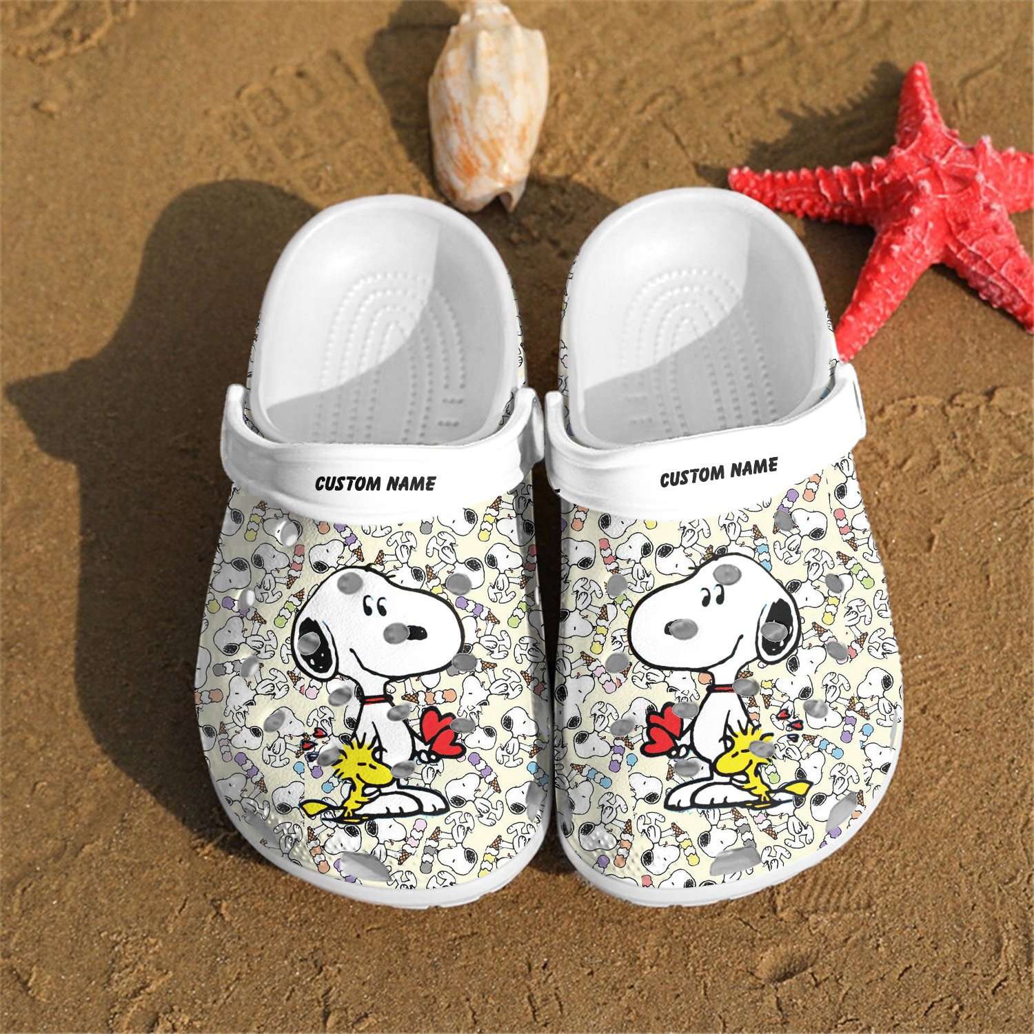 Personalized Snoopy Crocs Clog Shoes