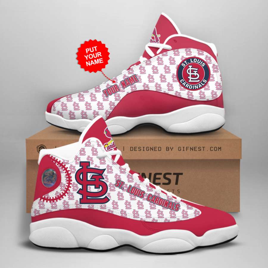 Personalized St. Louis Cardinals Custom Air Jordan Shoes