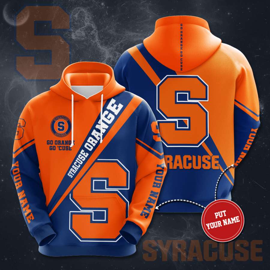 Personalized Syracuse Orange Custom Hoodie 3D