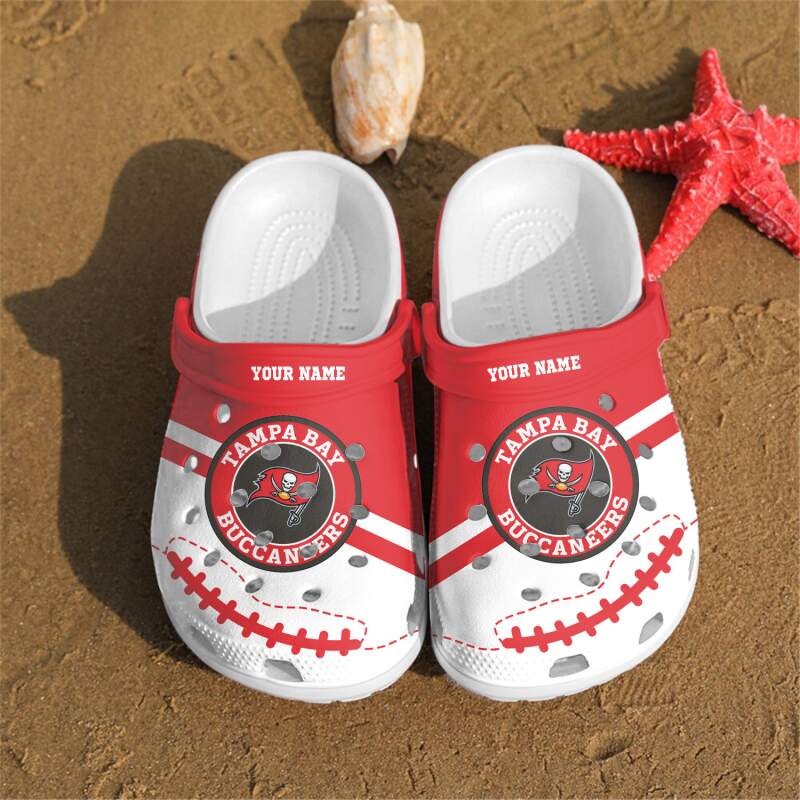 Personalized Tampa Bay Buccaneers Crocs Clog Shoes