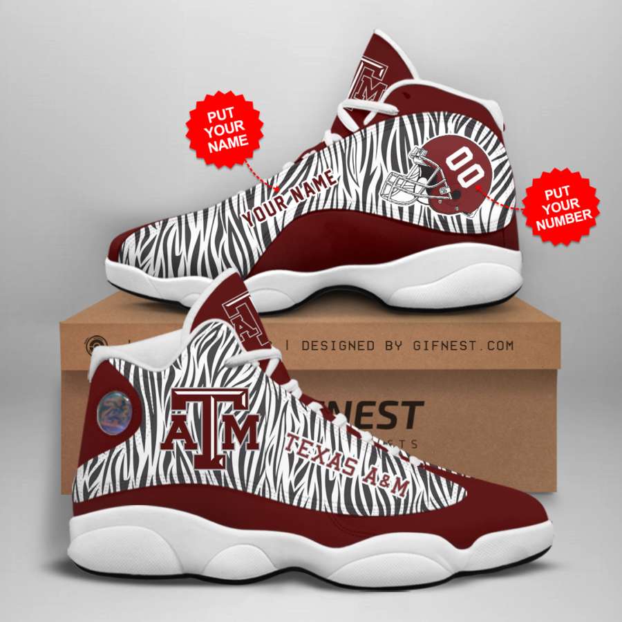 Personalized Texas A&m Aggies Custom Air Jordan Shoes