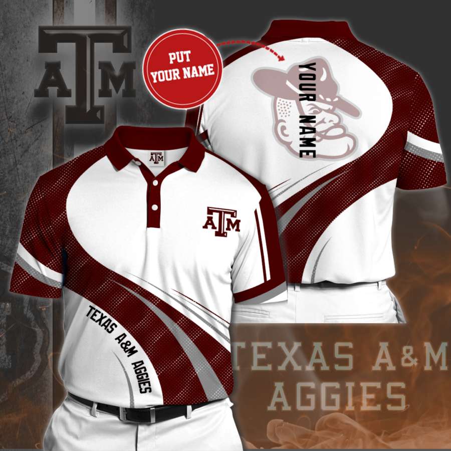 Personalized Texas A&m Aggies Polo Shirt