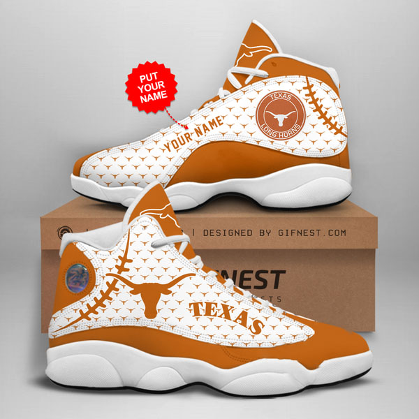 Personalized Texas Longhorns Custom Air Jordan Shoes