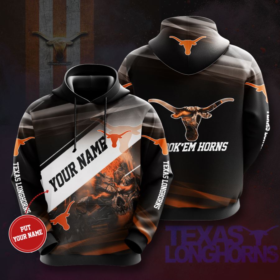 Personalized Texas Longhorns Custom Hoodie 3D