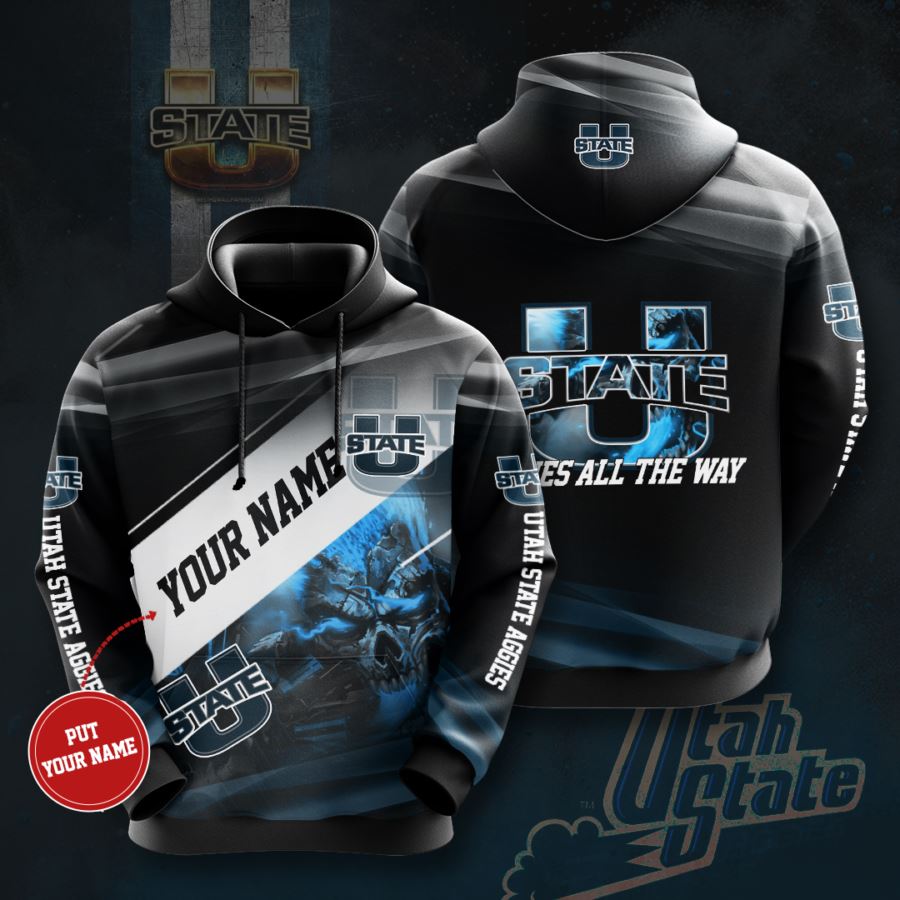Personalized Utah State Aggies Custom Hoodie 3D