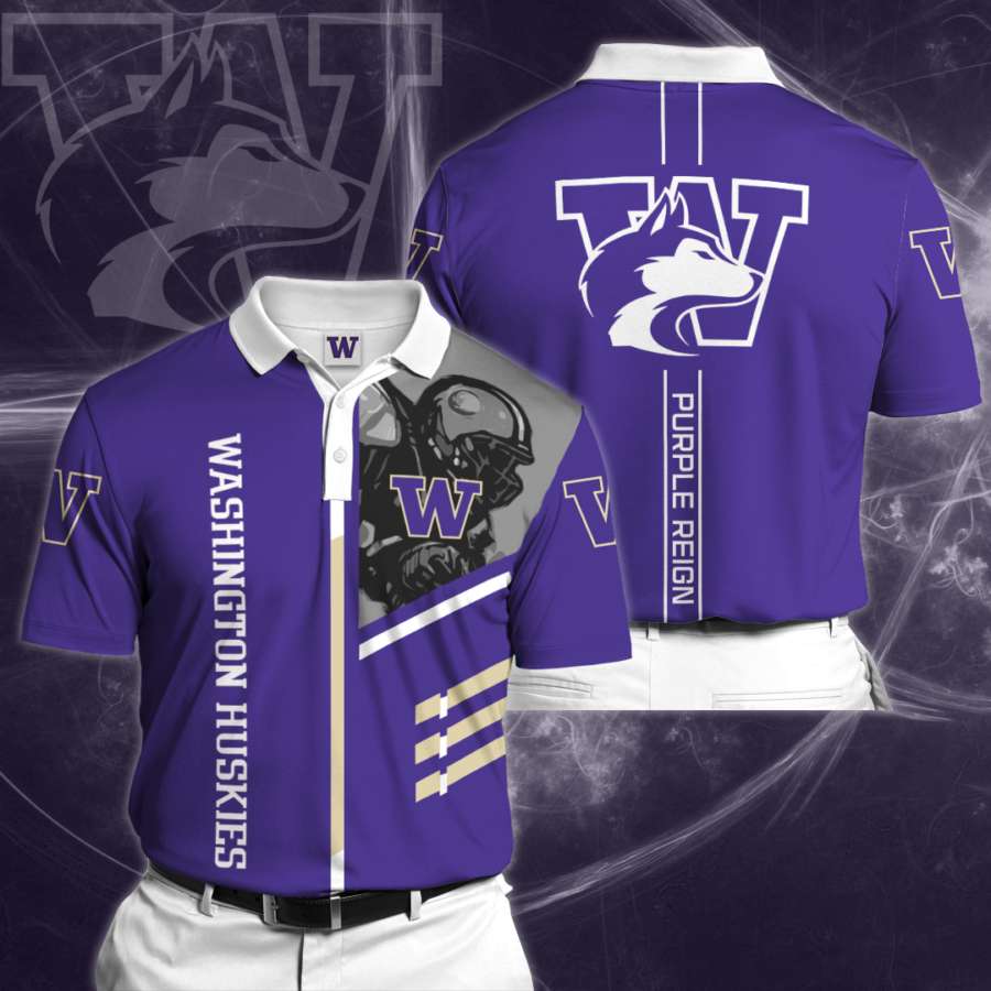 Personalized Washington Huskies Polo Shirt