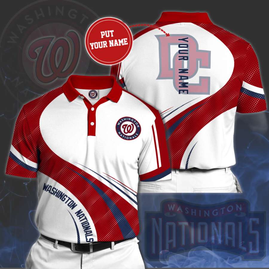 Personalized Washington Nationals Polo Shirt