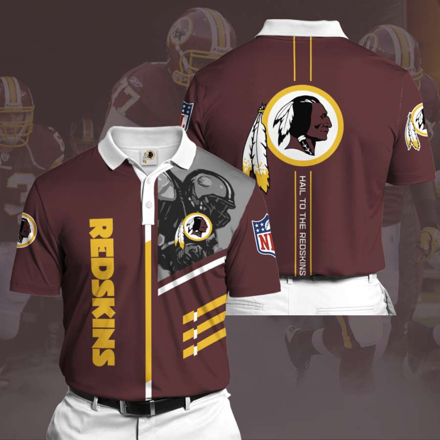 Personalized Washington Redskins Polo Shirt