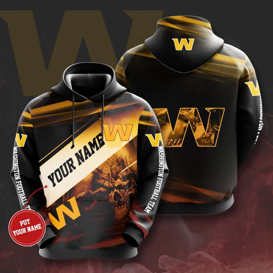 Personalized Washington Redskins Custom Hoodie 3D