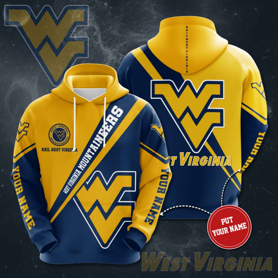 Personalized West Virginia Mountaineers Custom Hoodie 3D
