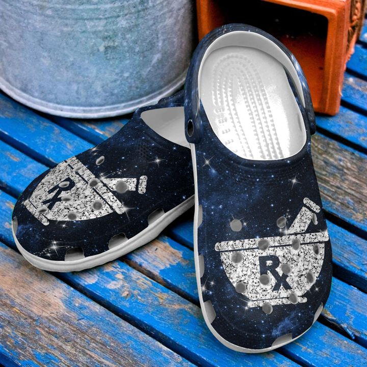 Pharmacy Diamond Crocs Clog Shoes
